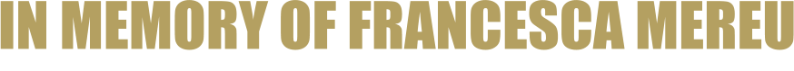 IN MEMORY OF FRANCESCA MEREU 08 AUGUST 1965 - 24 JUNE 2022  blues friend i'll never forget